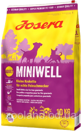 Josera Dog Miniwell для дорослих мініпород, 4,5 кг