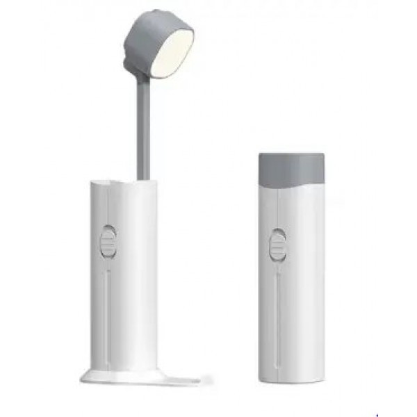 Настільна лампа-ліхтар бездротова з power bank Master-7, біла (42906-Master-7_158)