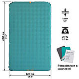 Матрац надувний Uquip Betty Double Petrol/Grey (243108), фото 4