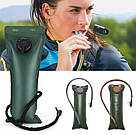 Гідратор медузу питна система Solve на 3 літри (олива з кришкою та шлангом чорного кольору) KT6004902, фото 3