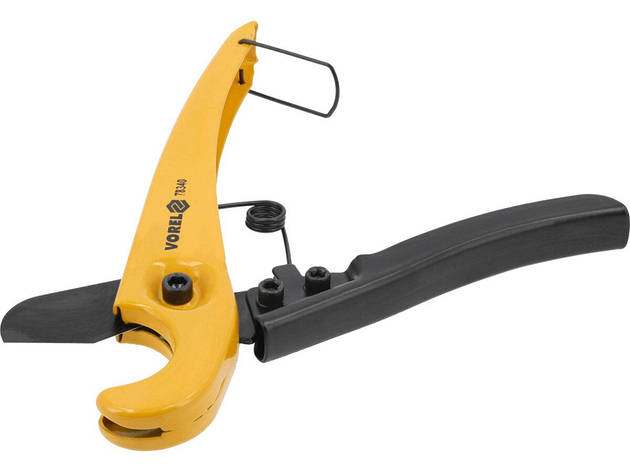 Труборіз VOREL для PVC, PEX, PP, PU, PE труб Ø≤ 25 мм [25/100], фото 1