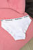 Труси жіночі у рубчик бiлого кольору р.M 180906S, фото 2
