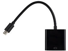 Перехідник адаптер Mini DisplayPort — VGA Black (3654), фото 3