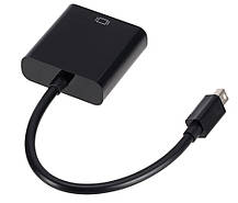 Перехідник адаптер Mini DisplayPort — VGA Black (3654), фото 6
