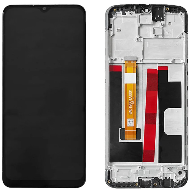 Дисплей OPPO A5 2020/OPPO A11/OPPO A11x/OPPO A8 у зборі із сенсором і рамкою black (оригінал завод)