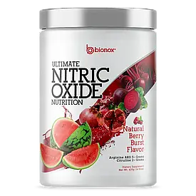 Ultimate Nitric Oxide Nutrition - 14.82oz - Berry Потужна формула оксиду азоту, 420 грам - Ягідний смак, строк до 05/2027