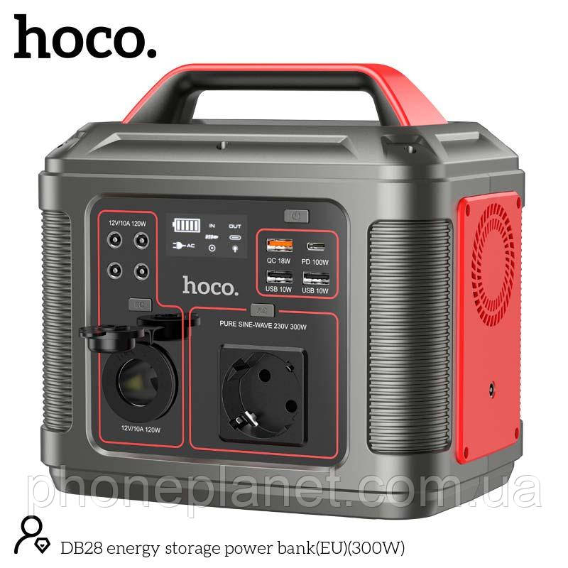 Портативна електростанція HOCO Energy storage power bank DB28 80000 mAh 300W, 3USB/Type-C/AC, PD/QC