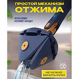 Трикутна швабра з функцією повороту на 360 Multi function Mop MA-89, Швабра з QL-768 віджимом ледар, фото 9