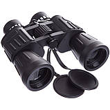 Бінокль постійної кратності туристичний Bushnell 7х50 TY-1648, фото 3