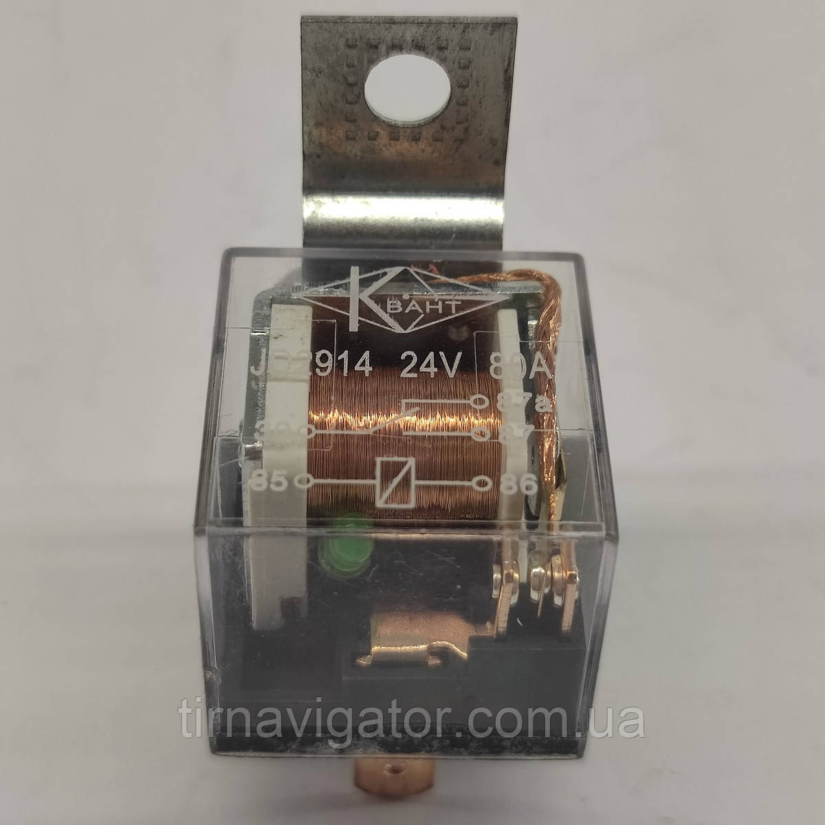 Реле 24V 80A 5-PIN КВАНТ, фото 1