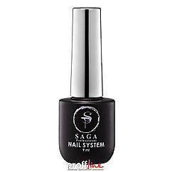 Матовий топ для гель-лаку без липкого шару Saga Professional Top Velvet, 9 мл