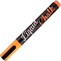 Крейдяний маркер (5мм, неоновий помаранчевий) Santi 390786