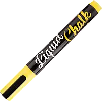 Крейдяний маркер (5мм, неоновий жовтий) Santi 390789