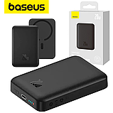 Магнітний повербанк Baseus MagSafe Power Bank 10000 mAh Magnetic Wireless Fast Charging 20W Mini Black, фото 10