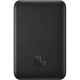Магнітний повербанк Baseus MagSafe Power Bank 10000 mAh Magnetic Wireless Fast Charging 20W Mini Black, фото 8