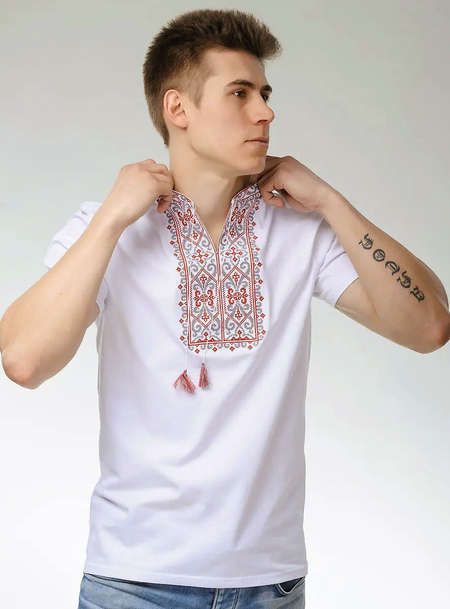 Трикотажна вишиванка Король Данило  р. S.