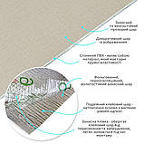 Самоклеюча вініловая плитка в рулоні бежеве полотно 0,6*3m*2мм Мат SW-00002036, фото 2