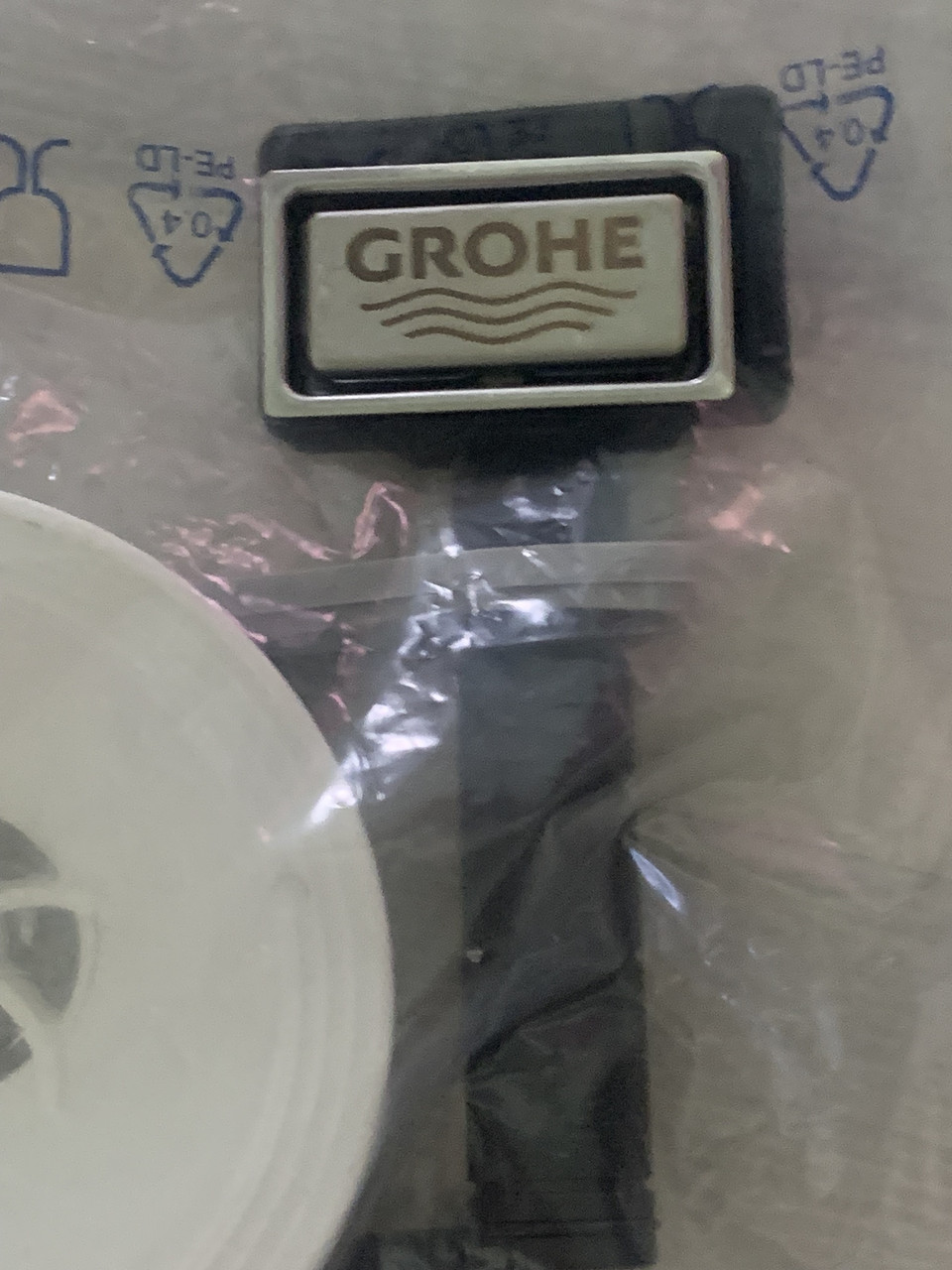 Накладка на перелив прямокутний Grohe для кухоннї мийки