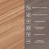 Самоклеюча вініловая плитка в рулоні 0,6*3m*2мм Мат SW-00002059, фото 5