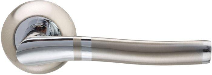 Дверні ручки GAVROCHE / TITANIUМ / SN/CP - Cатин / Полірований хром, фото 1