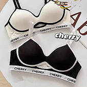 Бюстик "cherry" без кісточок з окантовкою, А/В