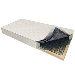 Пружинний двоспальний каркасний матрац 160х200 см з ламелями Екологічний Аякс сервіс