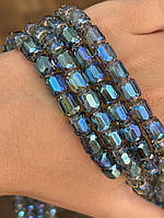 Бусины стекло цилиндр 7,5*8,5 мм    цена указана за 15    штук,/ цвет на фото