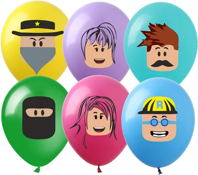 Латексні повітряні кульки 12" (30см.) "Roblox" асорті ArtShow 1шт.
