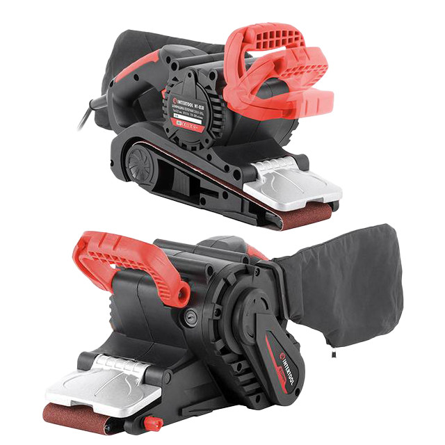 Шлифмашина стрічкова 1010 Вт, 120-380 м/хв. 76*533 мм INTERTOOL WT-0530, фото 1