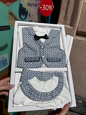 Комплект для хрещення (0-3м., 3-6м.) (YOLA.BABY.SHOP), фото 3
