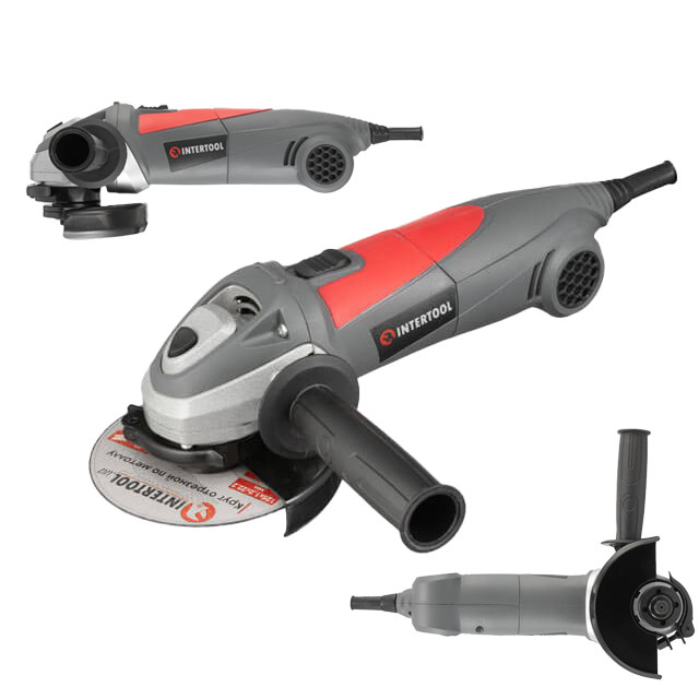 Шліфмашина кутова 710 Вт, 11000 об/хв, діаметр круга 125 мм INTERTOOL DT-0266, фото 1
