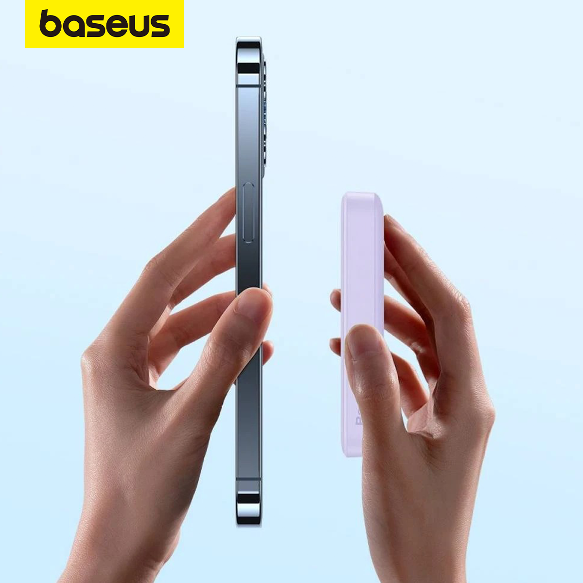 Магнітний повербанк Baseus MagSafe Power Bank 10000 mAh Magnetic Wireless Fast Charging 20W Mini Purple