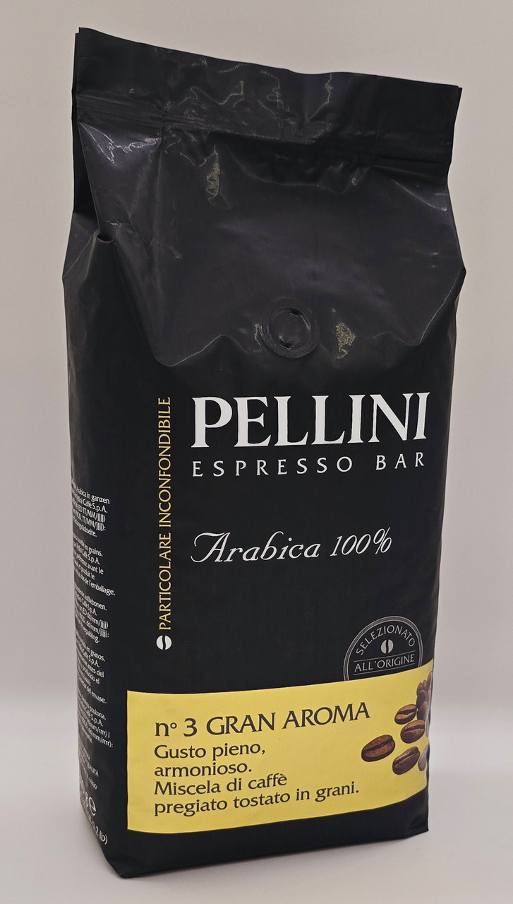 Кава у зернах Pellini Espresso Bar №3 Gran Aroma 1 кг Італія 100% Arabica