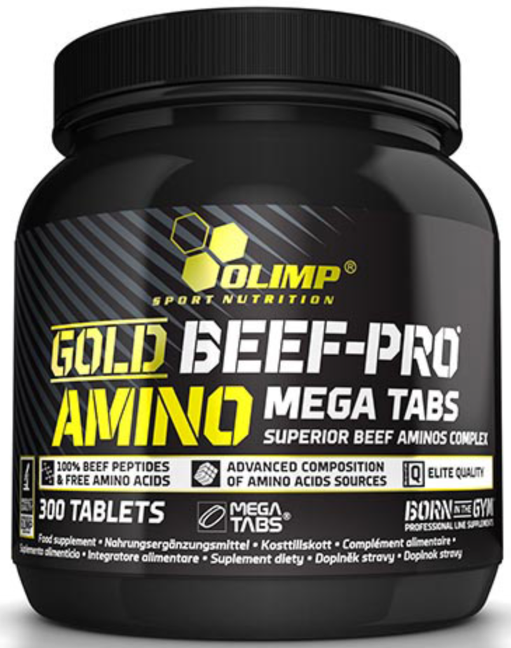 Комплексні амінокислоти Olimp Gold BEEF-PRO Amino 300 таб, фото 1