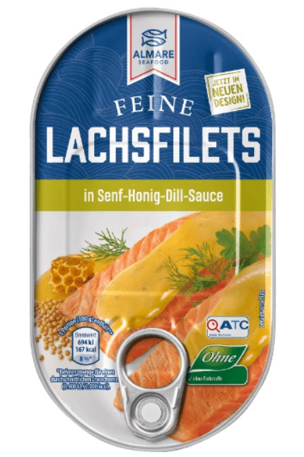 Лосось Філе в гірчично-медовому соусі з кропом Almare Feine Lachsfilets Senf Honing Dill Sauce 200 г Німеччина