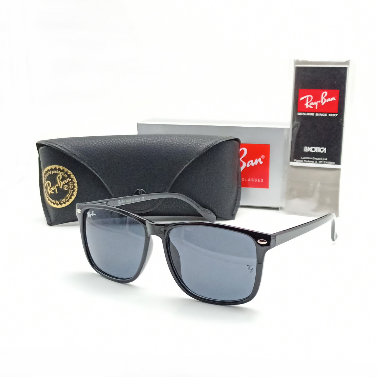 Окуляри Ray Ban Wayfarer+ чорні, фото 1