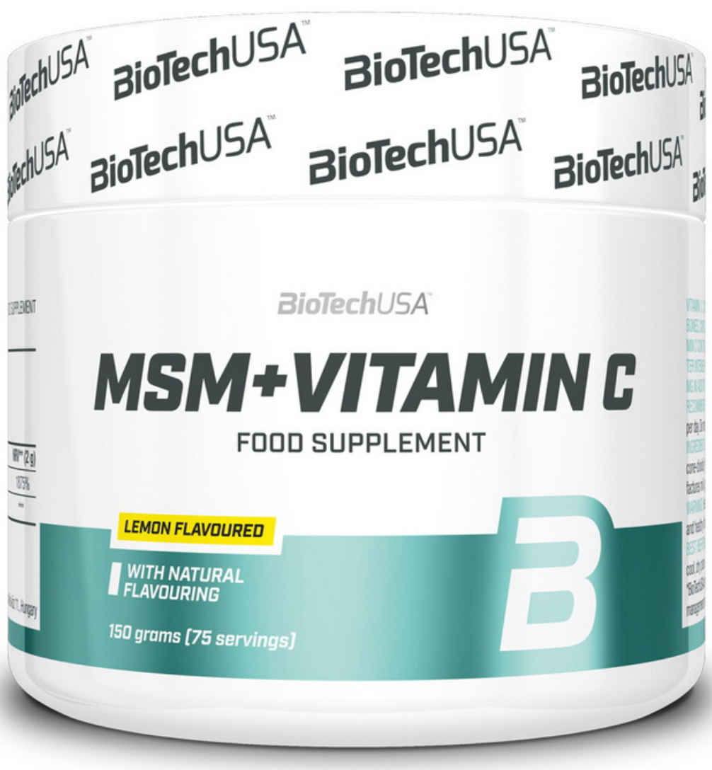 Метилсульфонілметан BioTech MSM Vitamin C 150 г Лимон