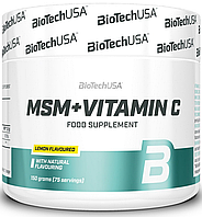 Метилсульфонілметан BioTech MSM Vitamin C 150 г Лимон