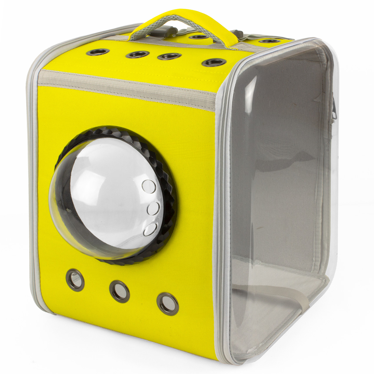 Рюкзак - переноска для котів та собак 39х30х34 CosmoPet CP-28 Yellow, фото 1