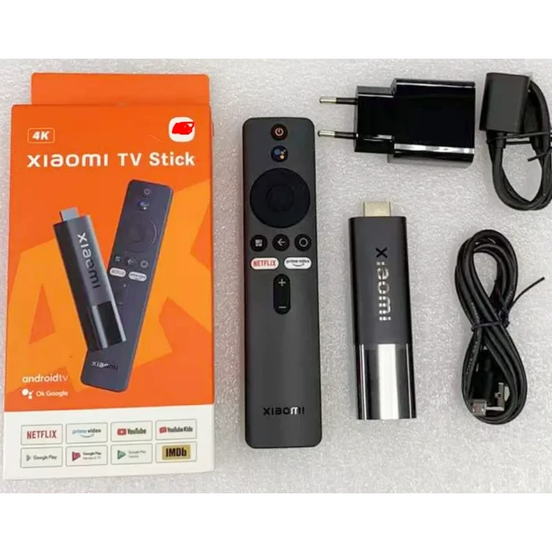 ТВ-приставка  Mi TV Stick 4K Android 11 2GB 128GB Global  (100)