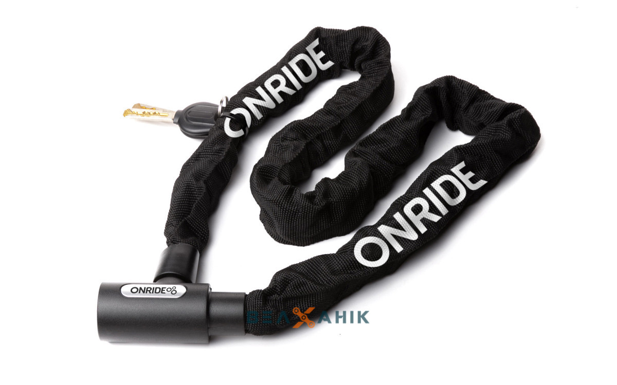 Замок на ключі 6х1000 мм ONRIDE Tie Lock 30 ланцюговий, фото 1