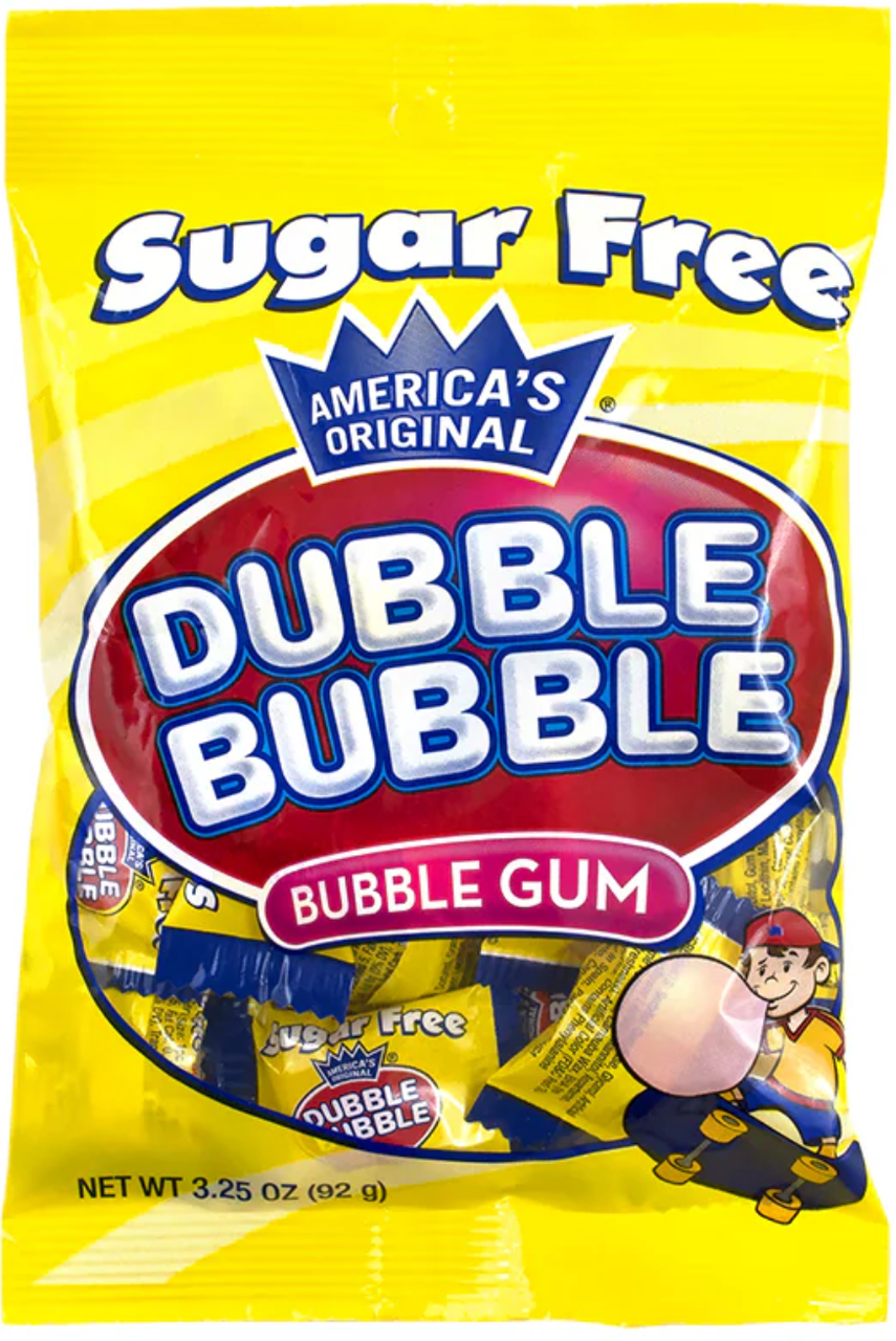 Жувальна гумка America's Original Dubble Bubble Sugar-Free 92г, фото 1