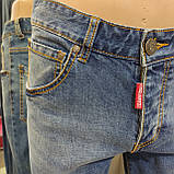 Чоловічі молодіжні джинси класика завужені, фото 3