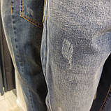 Чоловічі молодіжні джинси класика завужені, фото 4
