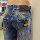 Чоловічі молодіжні джинси класика завужені, фото 8