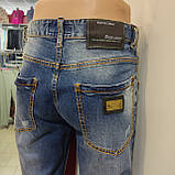 Чоловічі молодіжні джинси класика завужені, фото 9