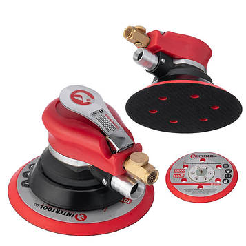 Шліфувальна пневматична ексцентрикова 150 мм. INTERTOOL PT-1007