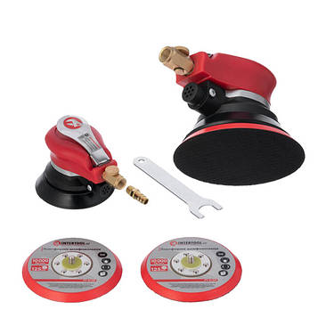 Шліфувальна пневматична ексцентрикова 125 мм INTERTOOL PT-1006