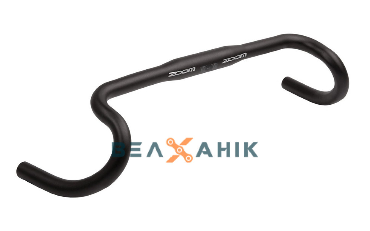 Кермо шосейне /quot;баран/quot; 31,8х440 мм ZOOM GRAVEL DR-AL-311BT FOV чорне