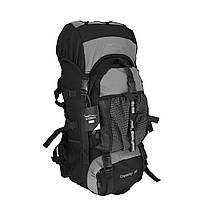 Похідний туристичний рюкзак на 60 літрів з каркасною спинкою та чохлом універсальний надійний гірський